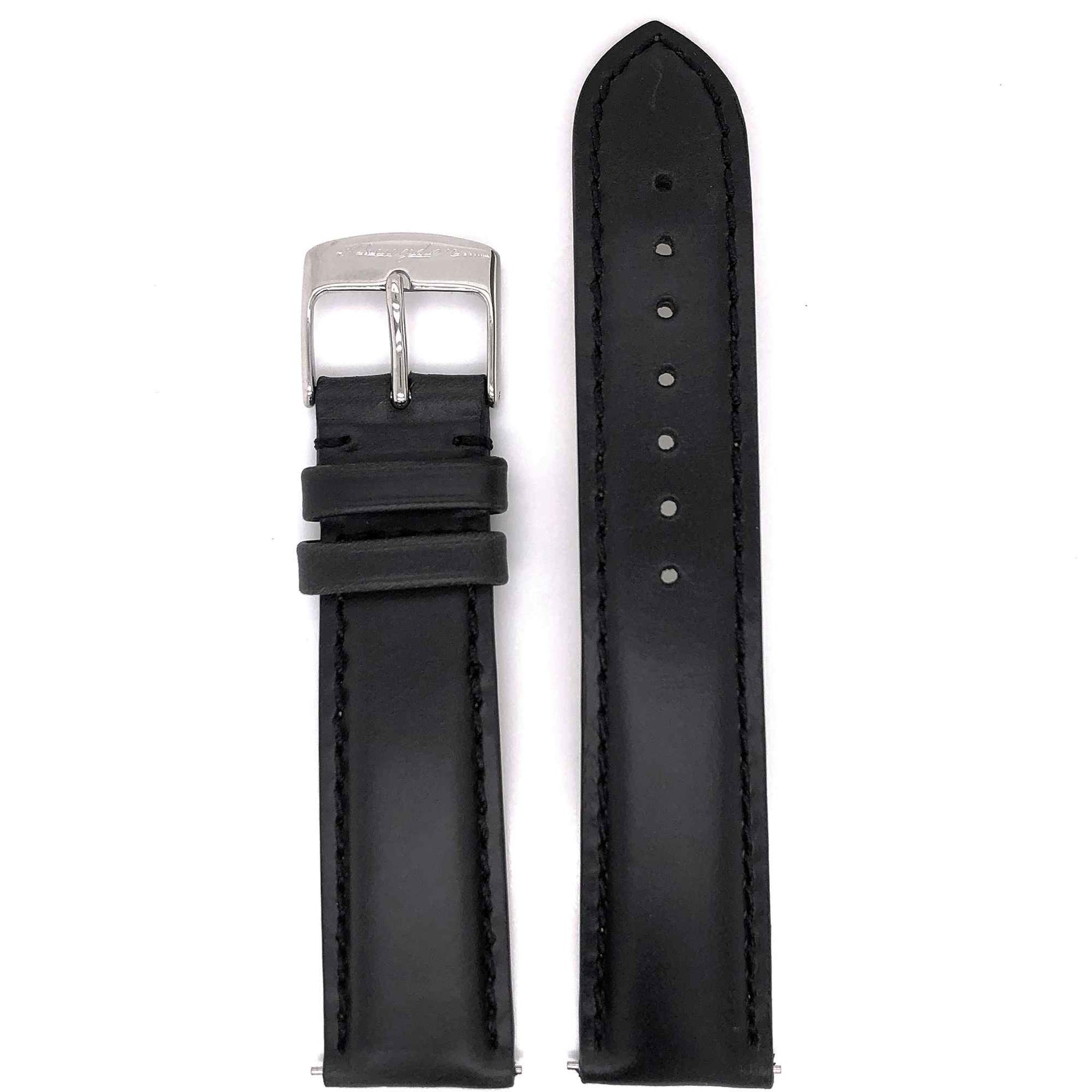 BAND – 20mm Oil Tan Leather Matching Stitch - The Abingdon Co.