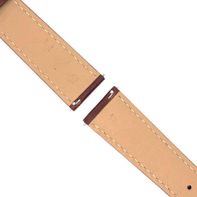 BAND – 20mm Oil Tan Leather Contrast Stitch - The Abingdon Co., aviation, dive, tactical watches for women