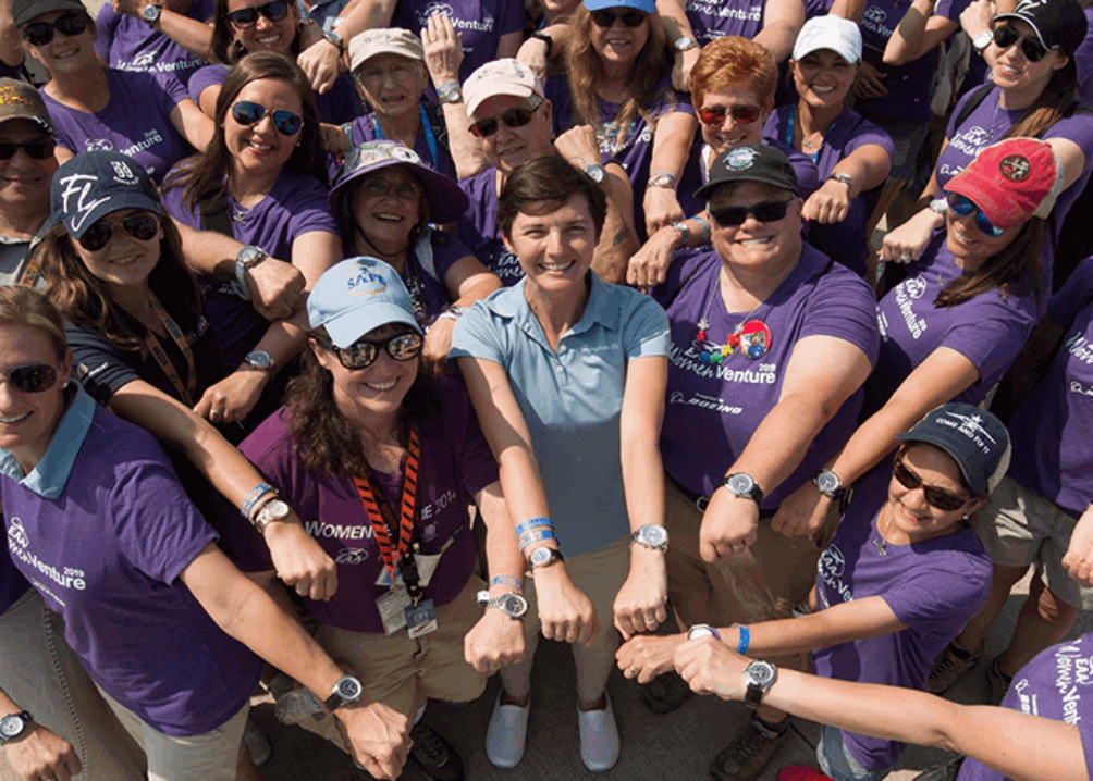 Abingdon Co. A image displaying Large group of women all with the wrists out showing their Abingdon watches