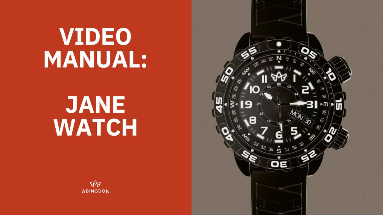 Abingdon Co. image displays Jane watch instruction manual 