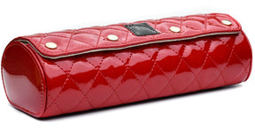 Women's Scarlet Red 3-Watch Case