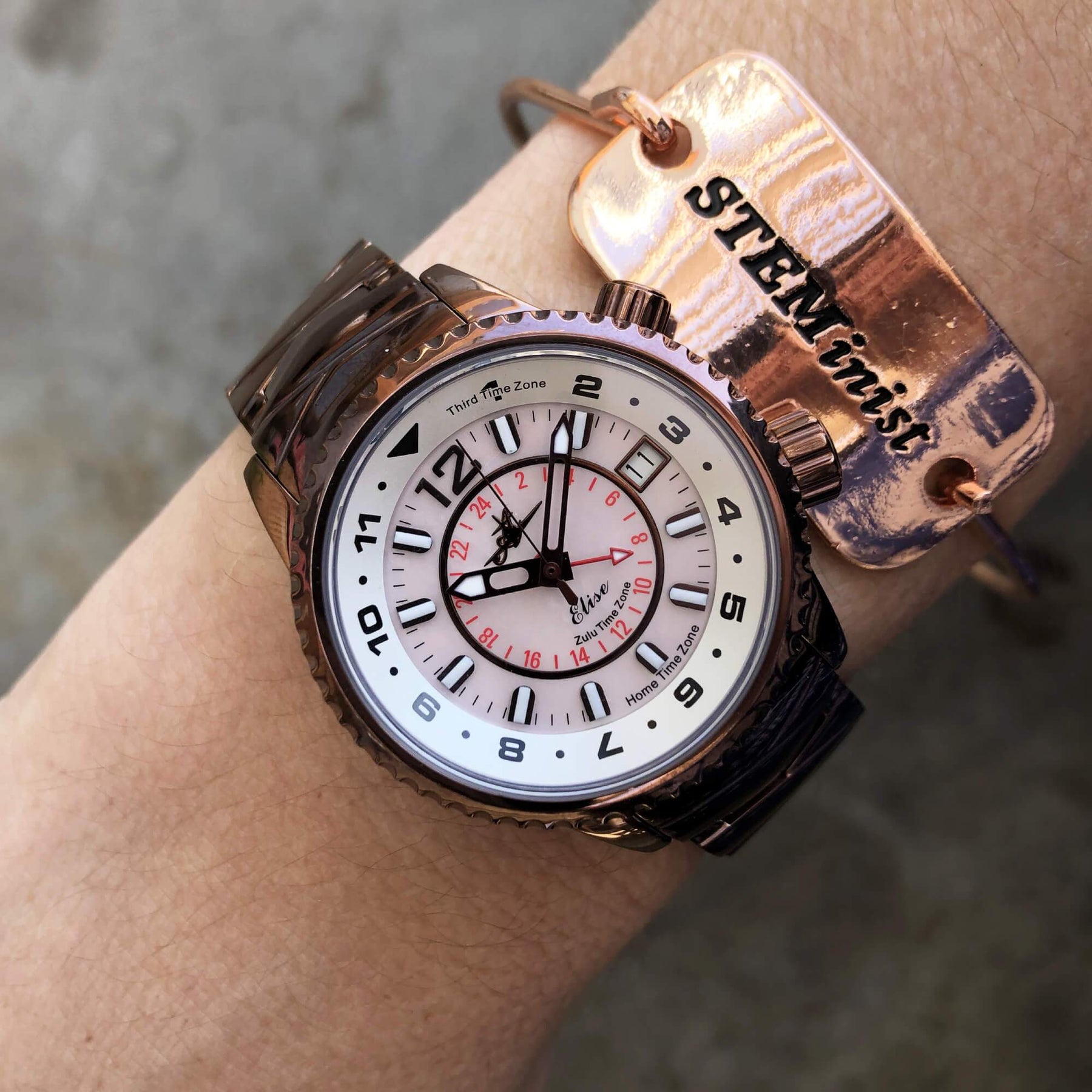 Elise Travel Watch - The Abingdon Co., aviation, dive, tactical watches for women