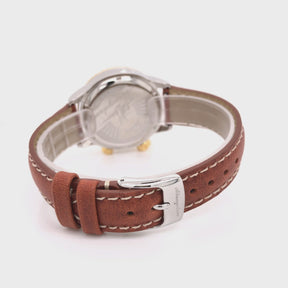 BAND - 16mm Oil Tan Leather Contrast Stitch